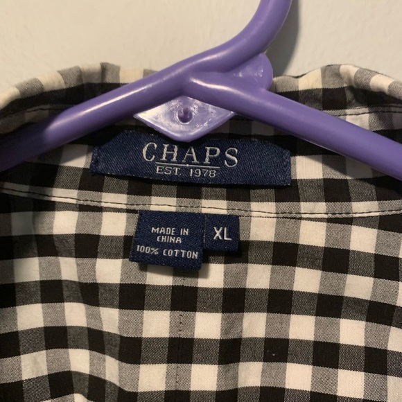 Chaps Ladies Button Down Shirt Sz XL - Picture 3 of 3